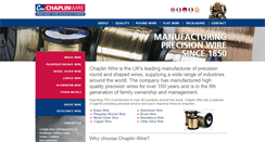 Desktop Screenshot of chaplin-wire.co.uk